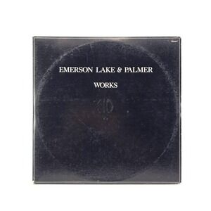 Emerson Lake & Palmer‎ Works (Volume 1) LP  vinyl 1977  Atlantic SD 2-7000 VG